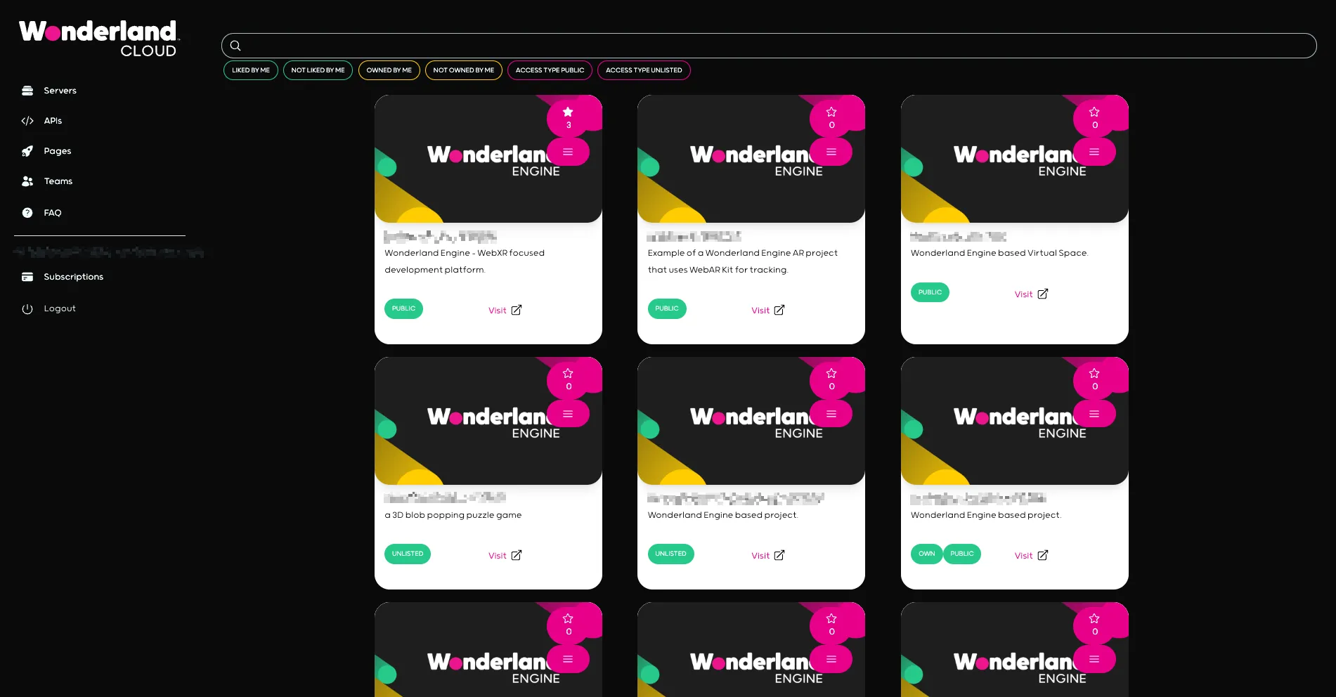 Screenshot: Pages Explorer