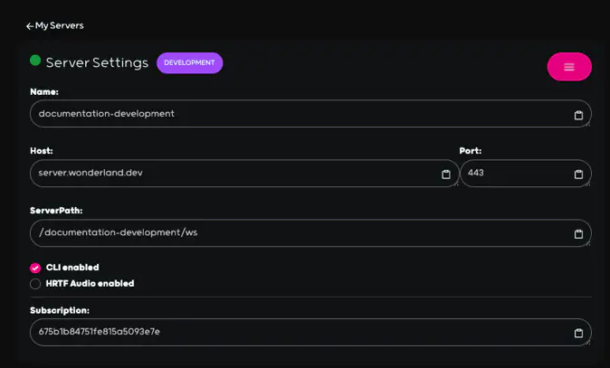 Multi-User Server Development Flow