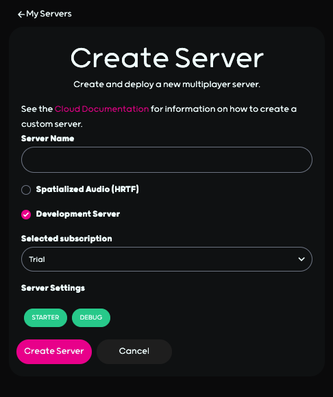 Multi-User Servers on Wonderland Cloud