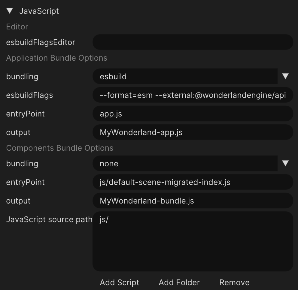 How to select the npm script