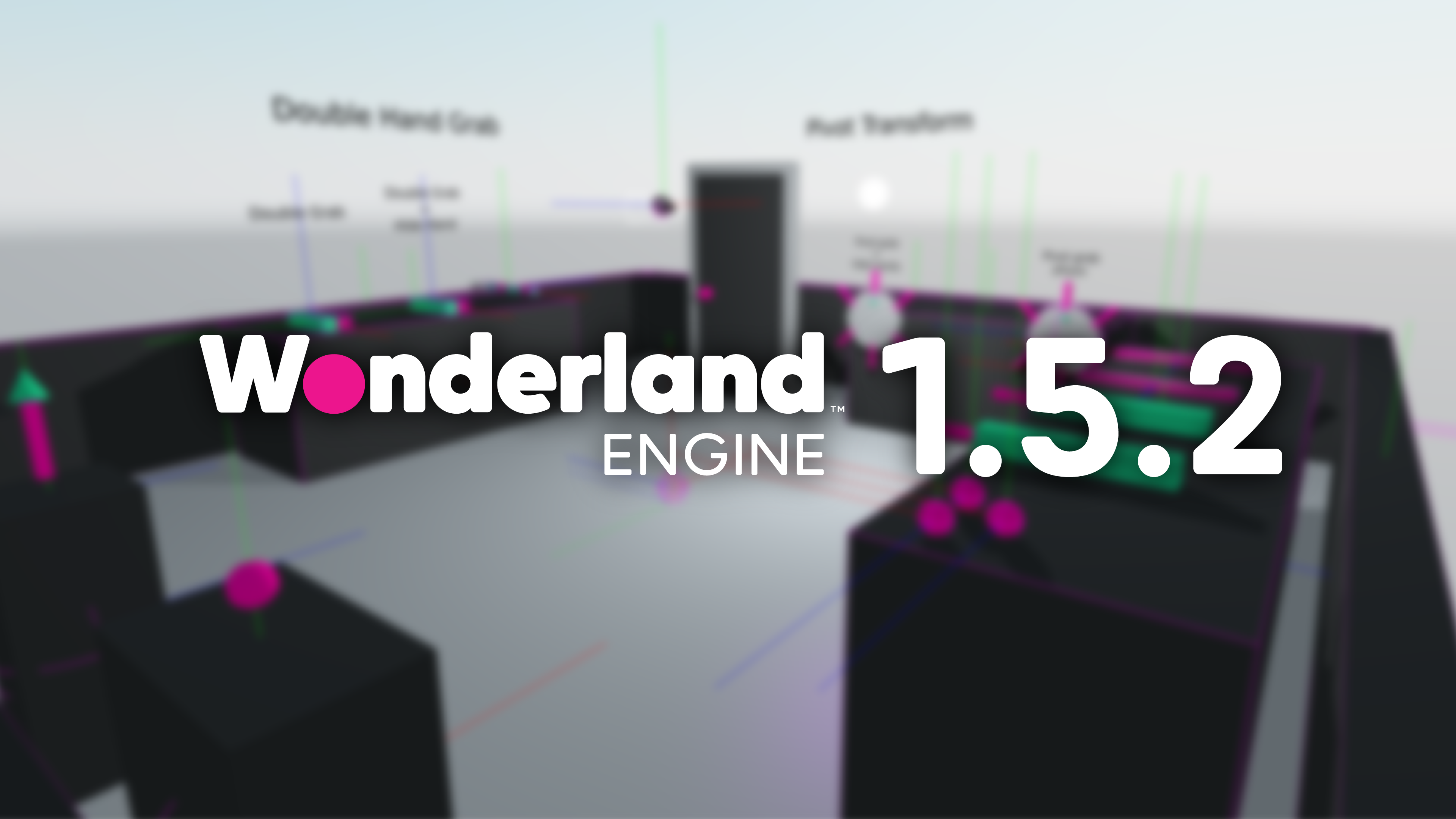 Wonderland Engine 1.5.2 version banner.