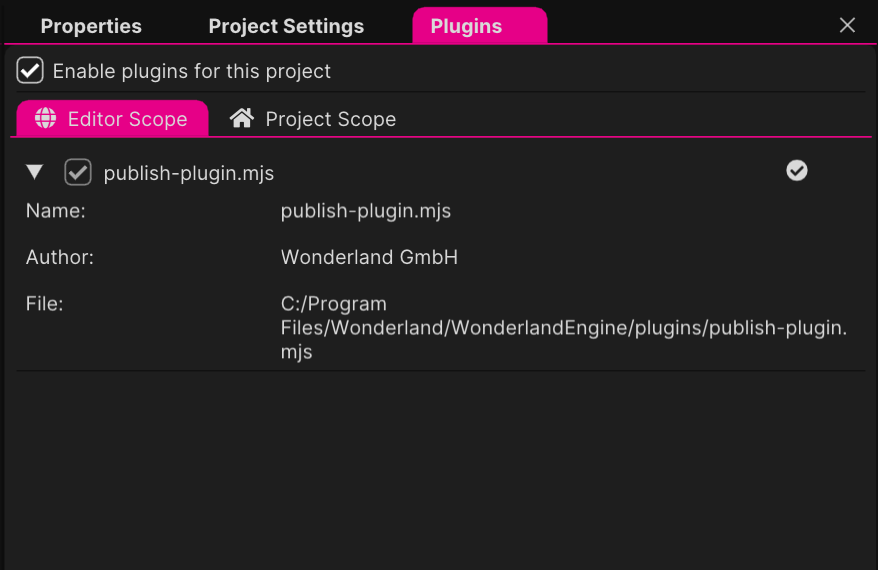 Screenshot: New Plugins View